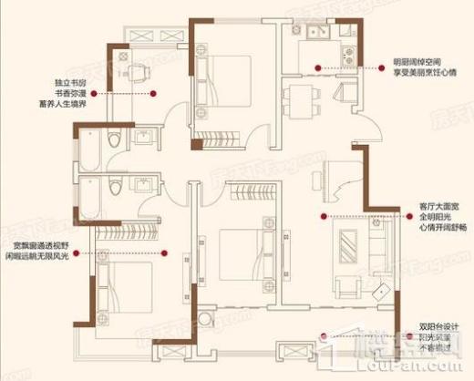 中业·伴山公馆户型图